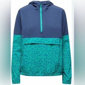 Outdoor Research Ferrosi Anorak Pullover Hooded Jacket Blue Green XL